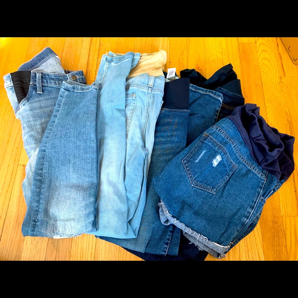 Maternity denim bundle- size small/6